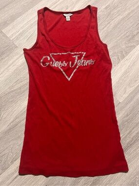 Guess Jeans red tank top